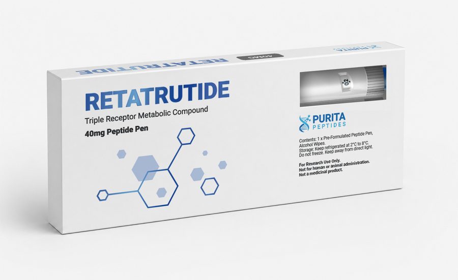 Retatrutide 40 mg pen, retail packaging
